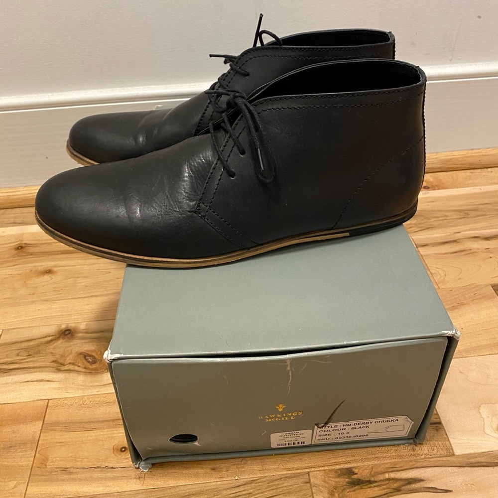Hawkins McGill leather chukka boots